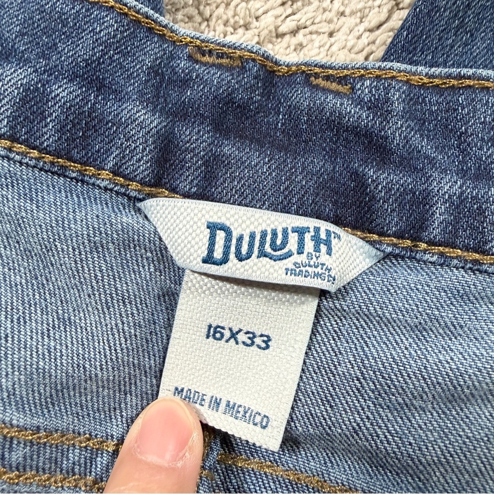 Duluth Trading Co Women's DuluthFlex Daily Denim Bootcut Jeans Mid Rise 16X33 - Picture 9 of 16